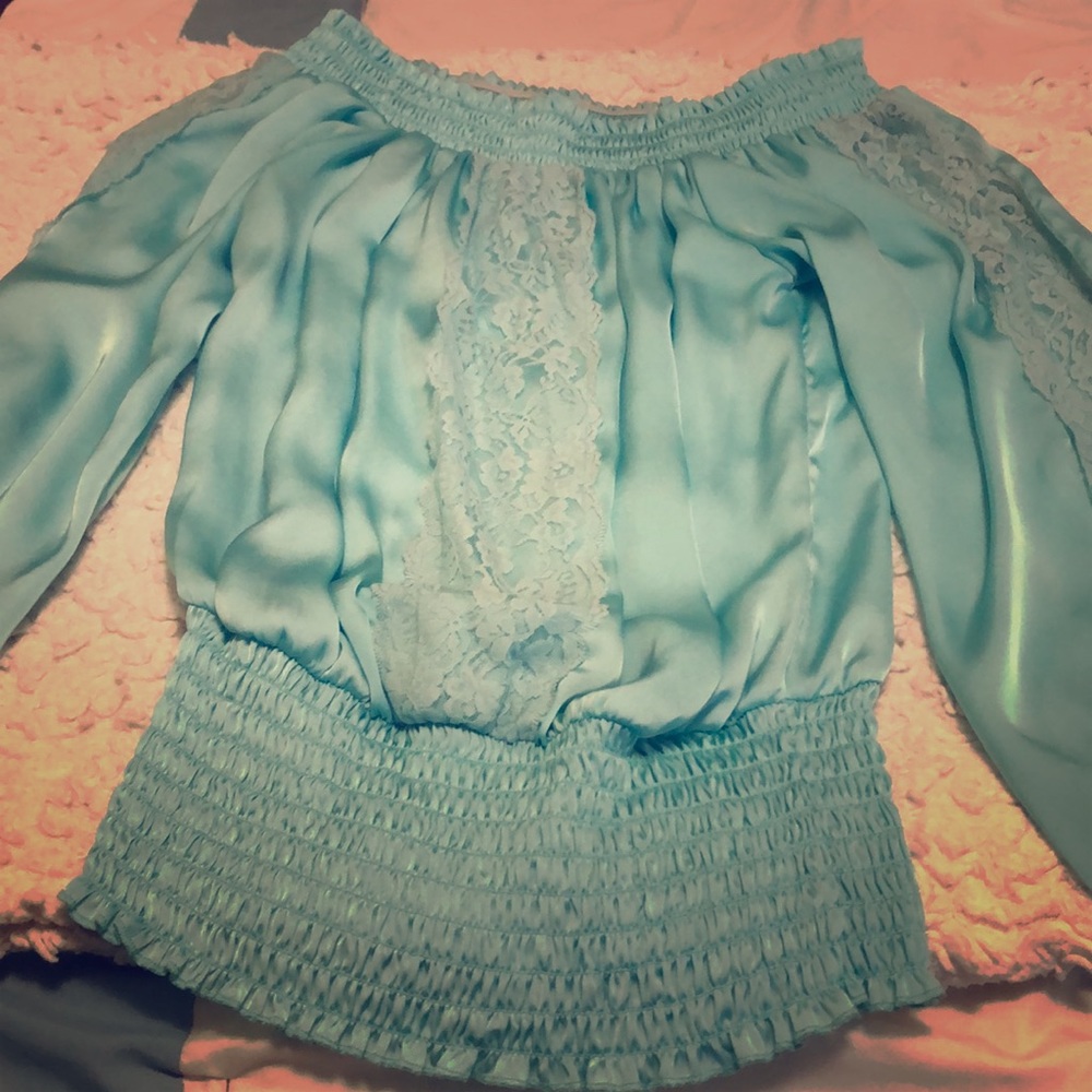 Silky dress shirt